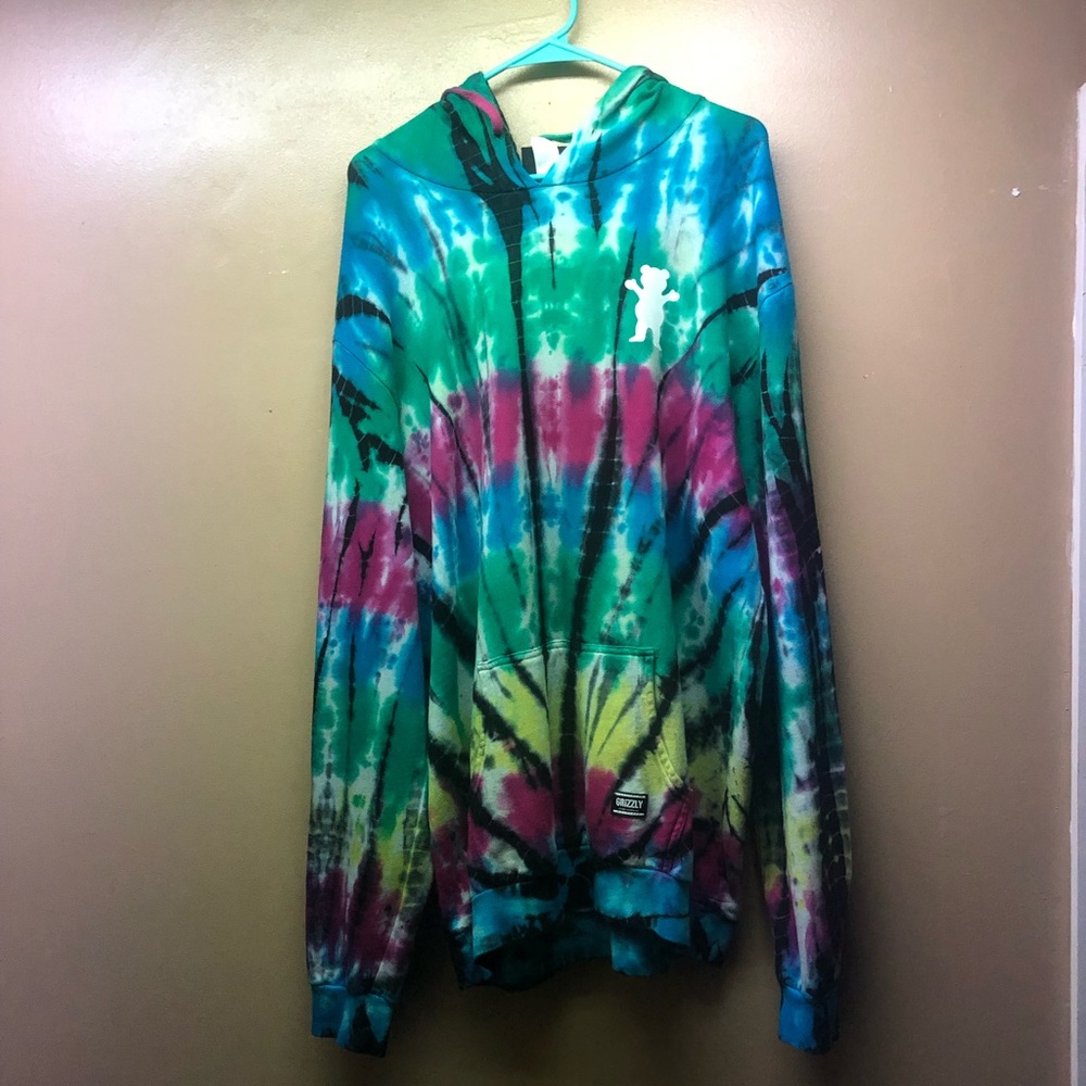 Grizzly Griptape Tye Dye Hoodie !